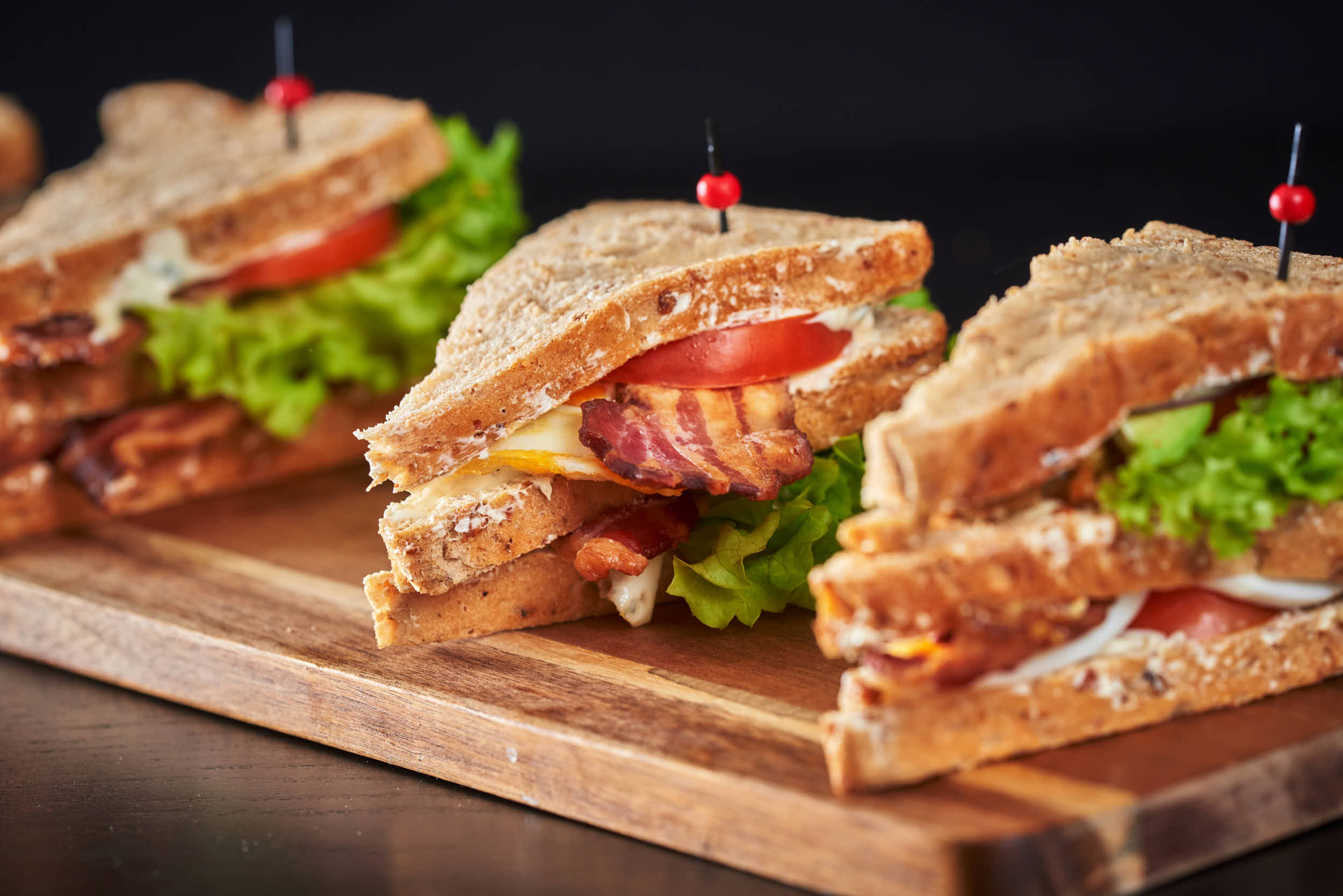 Nysmurt club sandwich fra Gunnar Ruud Catering AS